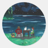 Howl's Moving Castle Stickers ラウンドシール (正面)