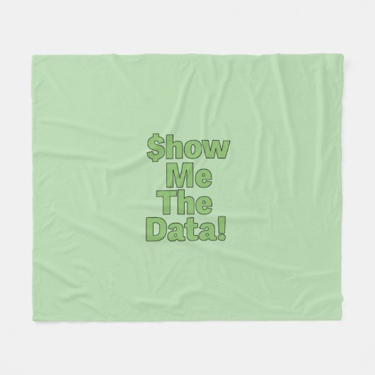 $howMeTheData! フリースブランケット (正面(横))