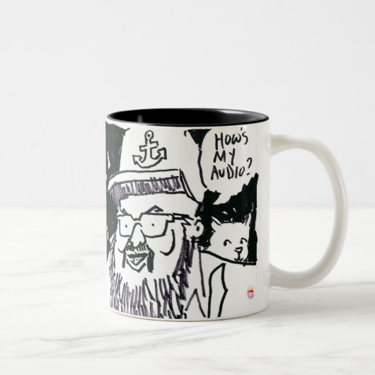 How's My Audio Mug ツートーンマグカップ (右)
