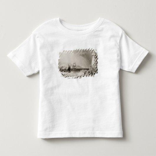 Howthの丘が付いている南壁の灯台 トドラーTシャツ (正面)