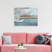 Howth Ireland.26/10/2001 キャンバスプリント (インサイチュ (リビング))