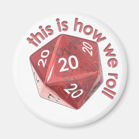 HowWeRoll20s マグネット (正面)