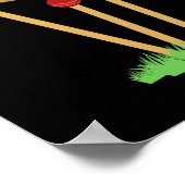 Howzat Cricket Fan Wicked Bowled Gift Tsman Bowler ポスター (角)