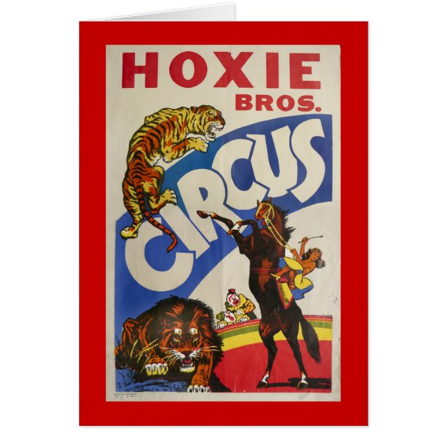Hoxie Bros。 サーカス (正面)