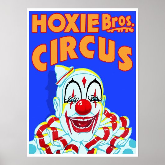 Hoxie Bros. Circus ポスター (正面)