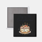 Hoy Es Mi Cumpleaños Con Cake Spanish Birthday Gif マグネット (正面/裏面)