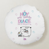 │Hoy me ciento dulce ラウンドクッション (裏面)