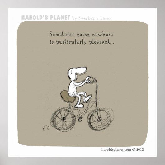 HP5038 「ハロルドの惑星」「行き来ない」 ポスター (正面)