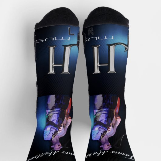 HP Crew Athletic Socks - James Hartsoe singing ソックス (上部)