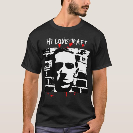 HP LOVECRAFTの壁のワイシャツ Tシャツ (正面)