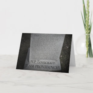 HP Lovecraft -プロビデンスライタ- I AM PROVIDENCE カード