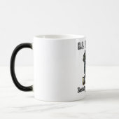 HP Lovecraft -- 精神異常は避けられないです モーフィングマグカップ (左)