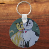 HPIM0091、ニャー！ キーホルダー (正面)