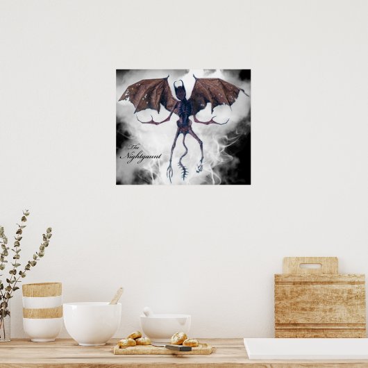 HPL's Nightgaunt Poster ポスター (キッチン)