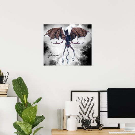 HPL's Nightgaunt Poster ポスター (ホームオフィス)