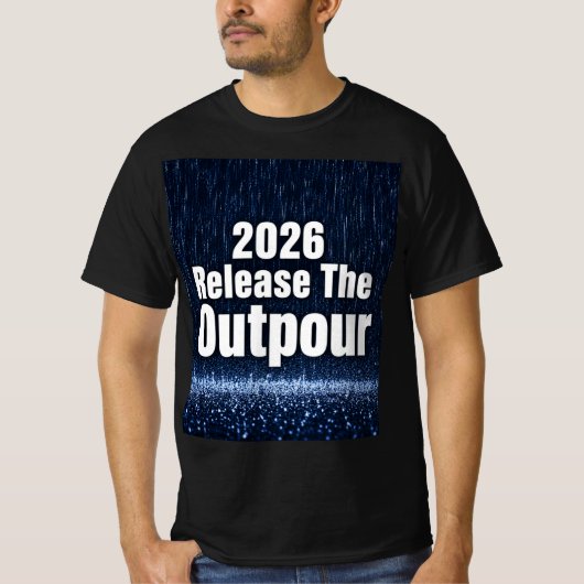HPM 13周年記念Tシャツ "Release The Outpour" Tシャツ (正面)