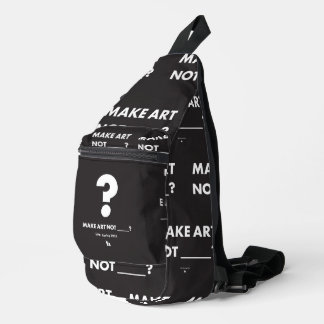 HPP MAKE ART NOT _____?ショルダーバッグ スリングバッグ