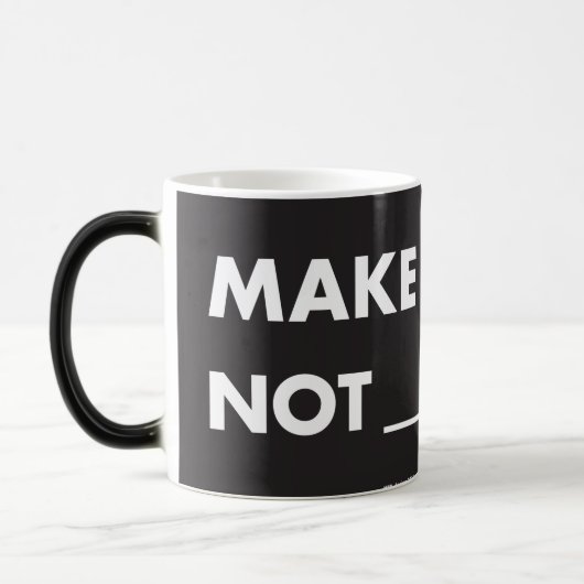 HPP MAKE ART NOT _____? モーフィングマグ (330ml) モーフィングマグカップ (左)