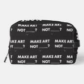 HPP MAKE ART NOT _____?旅行バッグ ドップキット (裏面)