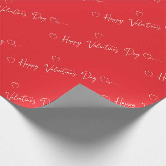 Hppy Valentine's Day gift wrapping ラッピングペーパー (角)