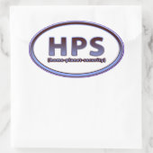 HPS 楕円形シール (バッグ)