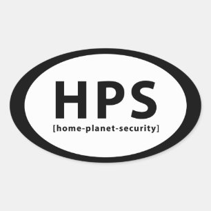 HPS 楕円形シール