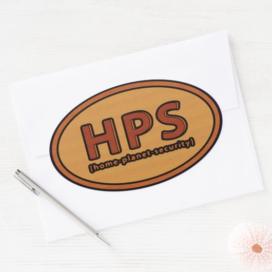 HPS 楕円形シール (封筒)