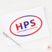 HPS 楕円形シール (封筒)