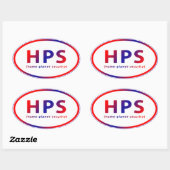 HPS 楕円形シール (シート)