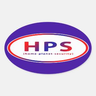 HPS 楕円形シール