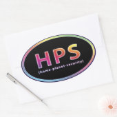 HPS 楕円形シール (封筒)
