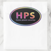 HPS 楕円形シール (バッグ)