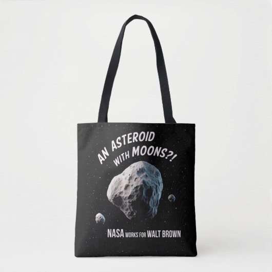 HPT小惑星と月トートバッグ トートバッグ (正面)
