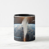 HPT mug - bursting fountains and Brown quote マグカップ (中央)