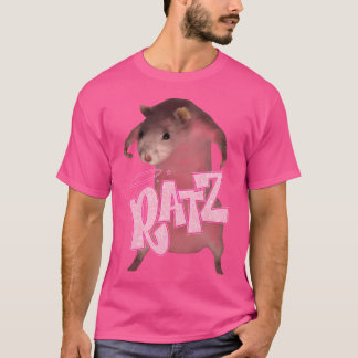 Hqピンクラトラッツミーム Tシャツ