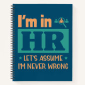 HRおもしろい役員ギフト |人事ワーカーのギフト ノートブック (正面)