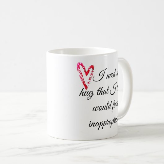 HRが不適切と判断した場合に抱き締める コーヒーマグカップ (正面右)