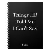 HRが私に言えないこと ノートブック (正面)