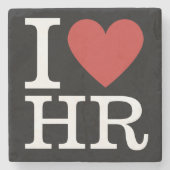 HRが❤️大好き – HR部門/スタッフ –  ストーンコースター (正面)