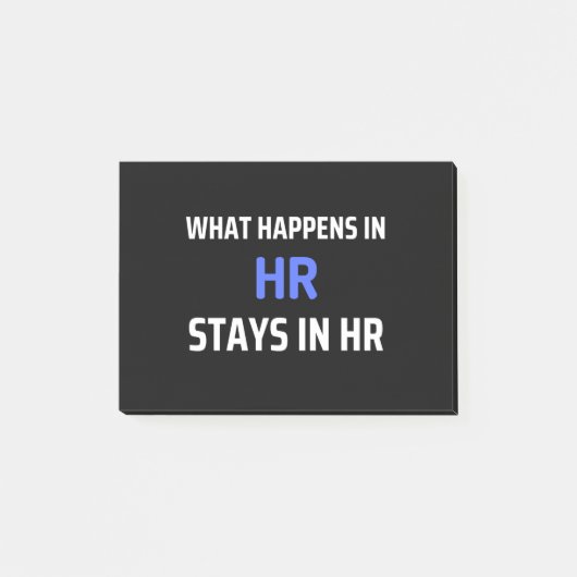 HRで発生する処理がHRに留まる ポストイット (正面)