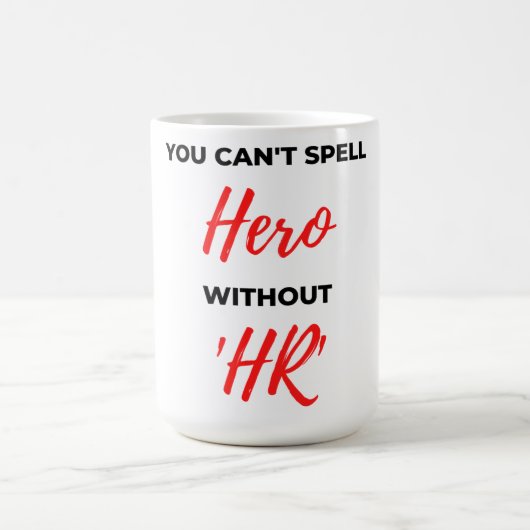 HRなしではヒーローを綴れない2 コーヒーマグカップ (中央)