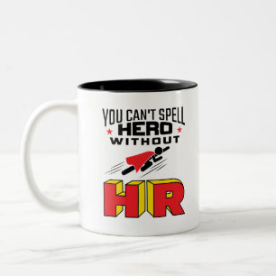 HRなしでは英雄をつづることができない ツートーンマグカップ