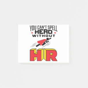 HRなしでは英雄をつづることができない ポストイット