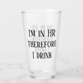 HRにいるから人材を飲む タンブラーグラス (正面)