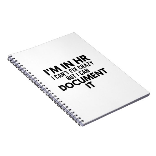 HRに入っている私は修正できない熱狂するが、それを文書化できる ノートブック (右側)