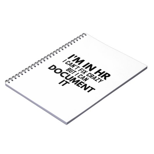 HRに入っている私は修正できない熱狂するが、それを文書化できる ノートブック (左側)