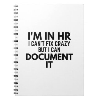 HRに入っている私は修正できない熱狂するが、それを文書化できる ノートブック