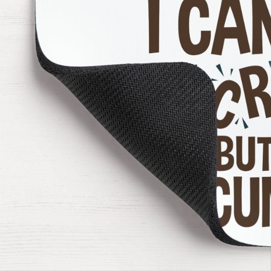 HRに入っている私は修正できない熱狂するが、それを文書化できる マウスパッド (コーナー)