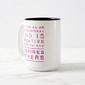 HRのプロフェッショナルのマグ ツートーンマグカップ (正面左)