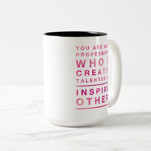 HRのプロフェッショナルのマグ ツートーンマグカップ (正面右)